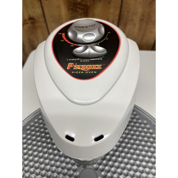 Presto Pizzazz Rotating Pizza Oven White with Manual Tested & Working With Box - Picture 2 of 4